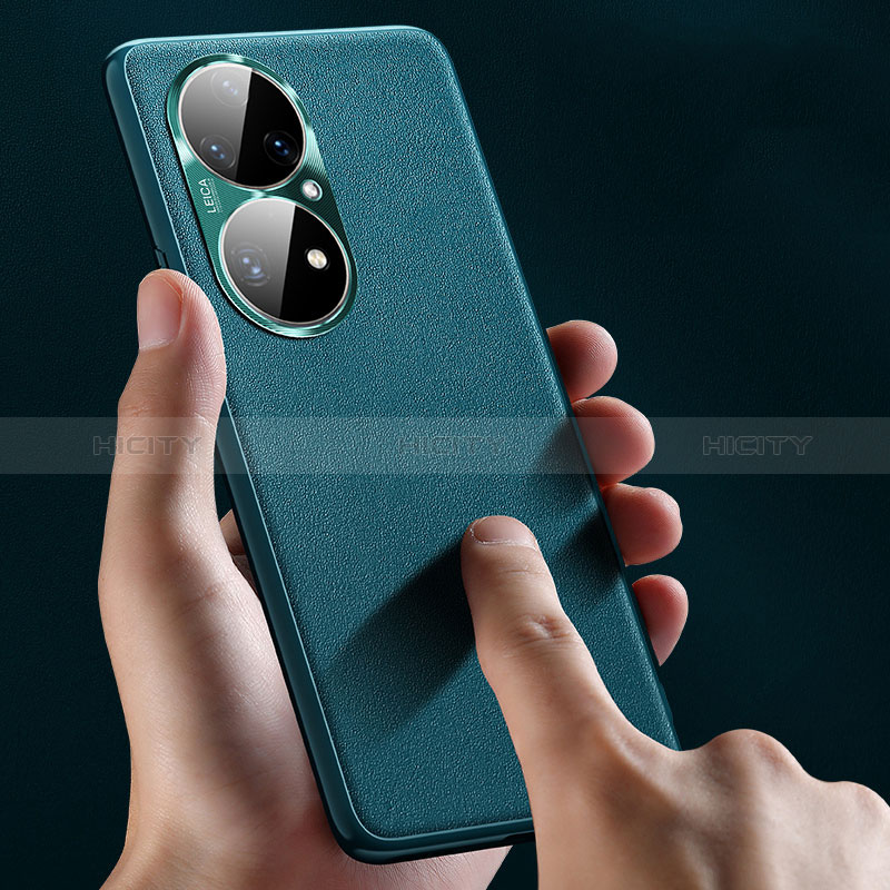 Funda Lujo Cuero Carcasa QK4 para Huawei P50 Pro