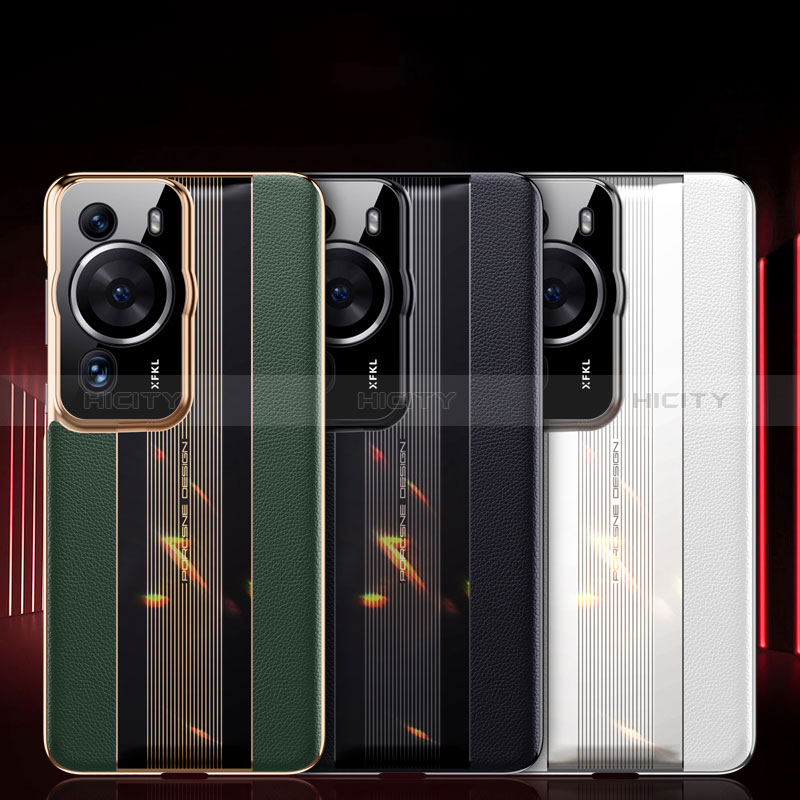 Funda Lujo Cuero Carcasa QK4 para Huawei P60 Pro