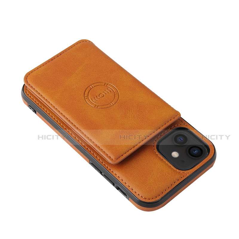 Funda Lujo Cuero Carcasa R01 para Apple iPhone 12