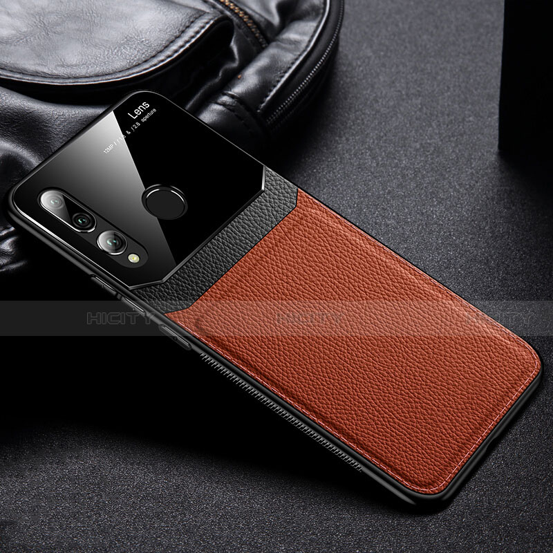 Funda Lujo Cuero Carcasa R01 para Huawei Honor 20i Marron