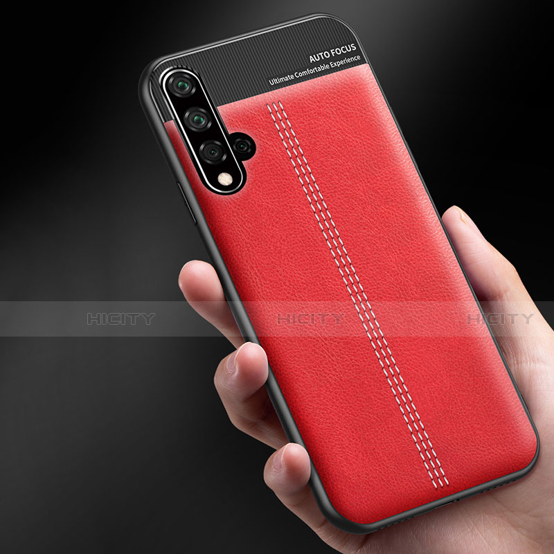 Funda Lujo Cuero Carcasa R01 para Huawei Nova 5