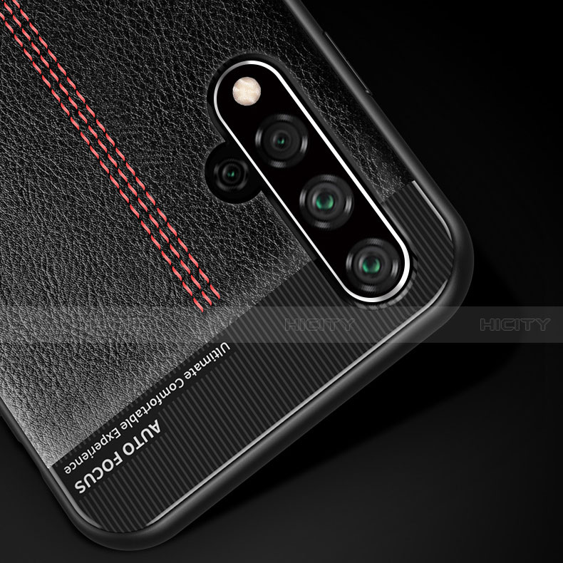 Funda Lujo Cuero Carcasa R01 para Huawei Nova 5