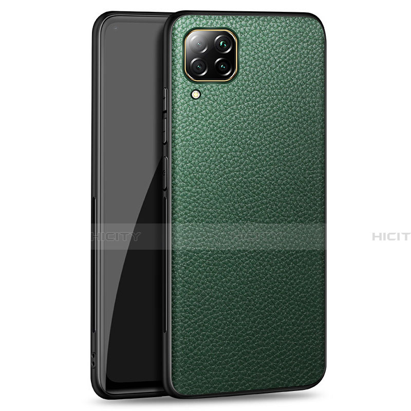 Funda Lujo Cuero Carcasa R01 para Huawei Nova 6 SE Verde