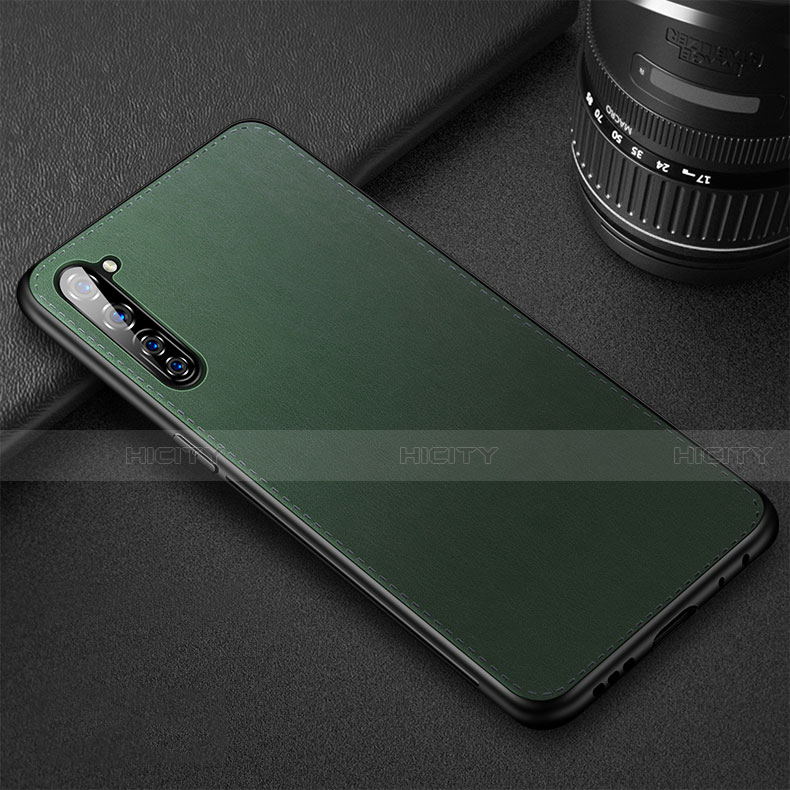 Funda Lujo Cuero Carcasa R01 para Oppo F15