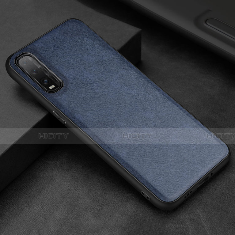 Funda Lujo Cuero Carcasa R01 para Oppo Find X2