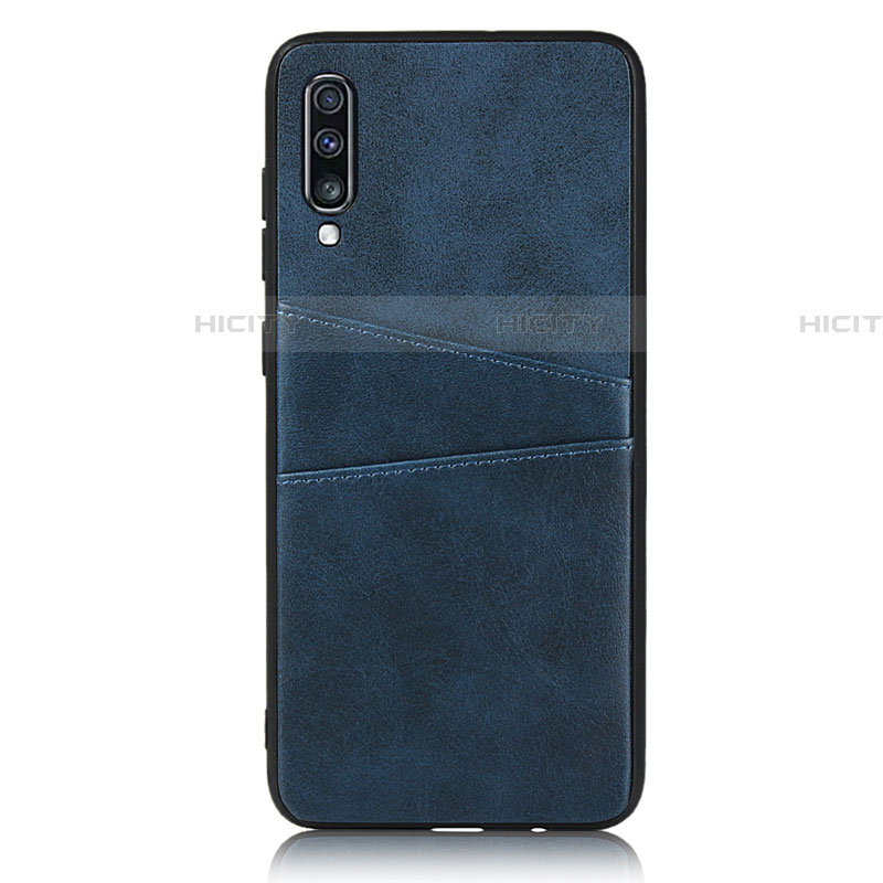 Funda Lujo Cuero Carcasa R01 para Samsung Galaxy A90 5G