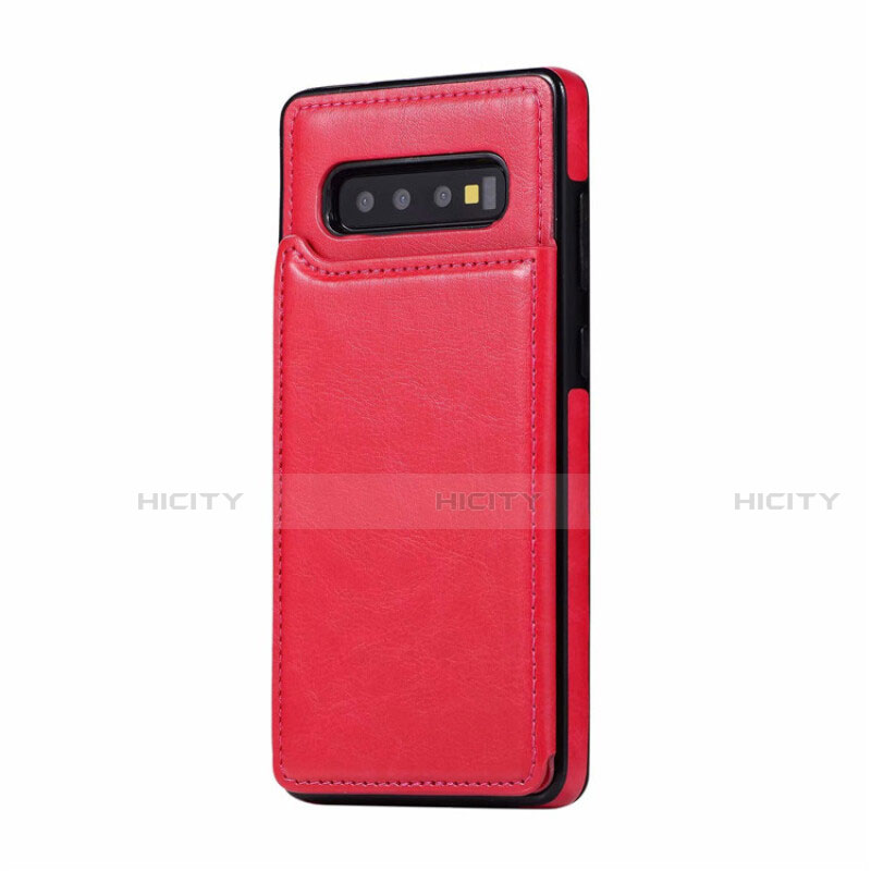 Funda Lujo Cuero Carcasa R01 para Samsung Galaxy S10 Plus