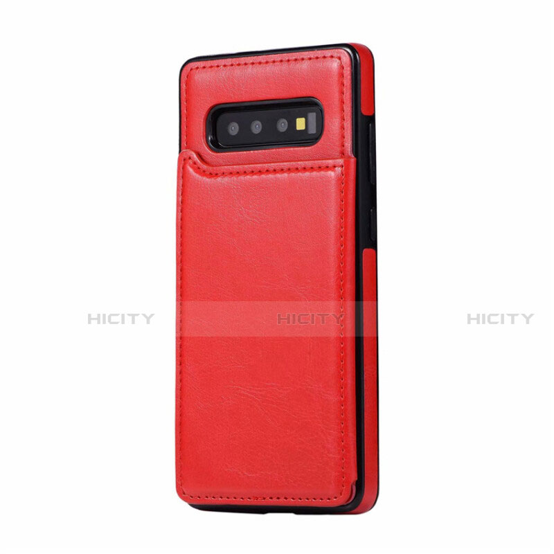 Funda Lujo Cuero Carcasa R01 para Samsung Galaxy S10 Plus