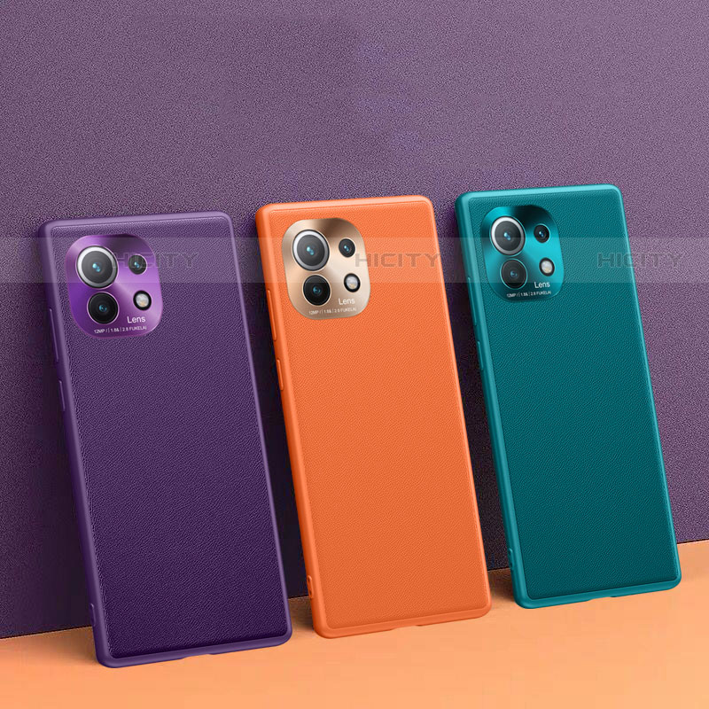 Funda Lujo Cuero Carcasa R01 para Xiaomi Mi 11 Lite 5G