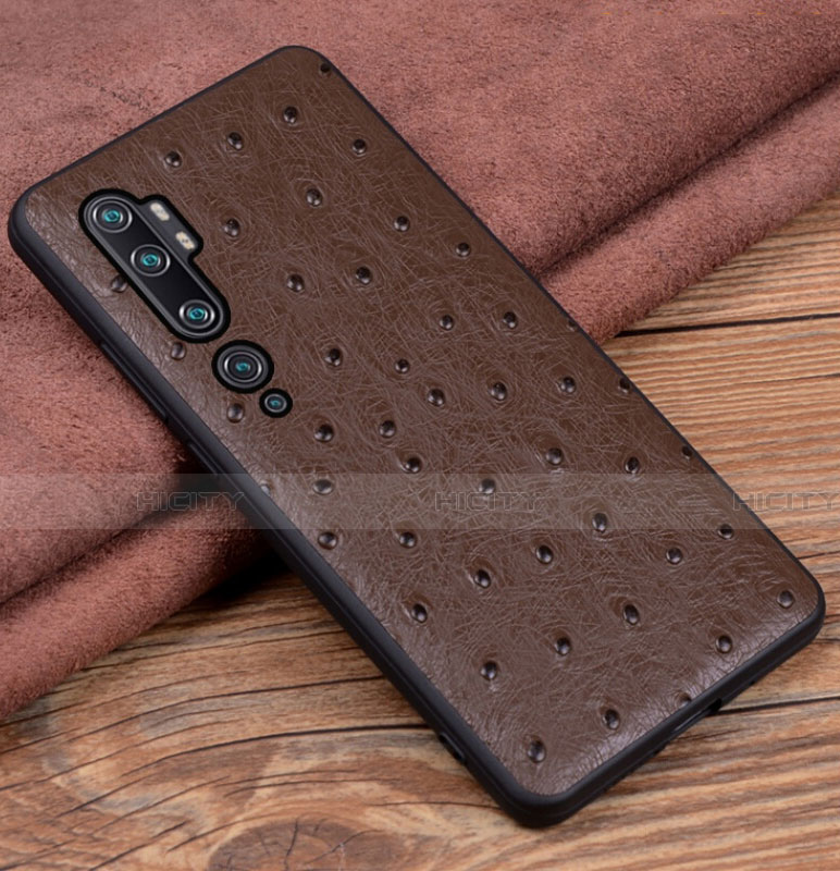 Funda Lujo Cuero Carcasa R01 para Xiaomi Mi Note 10 Pro