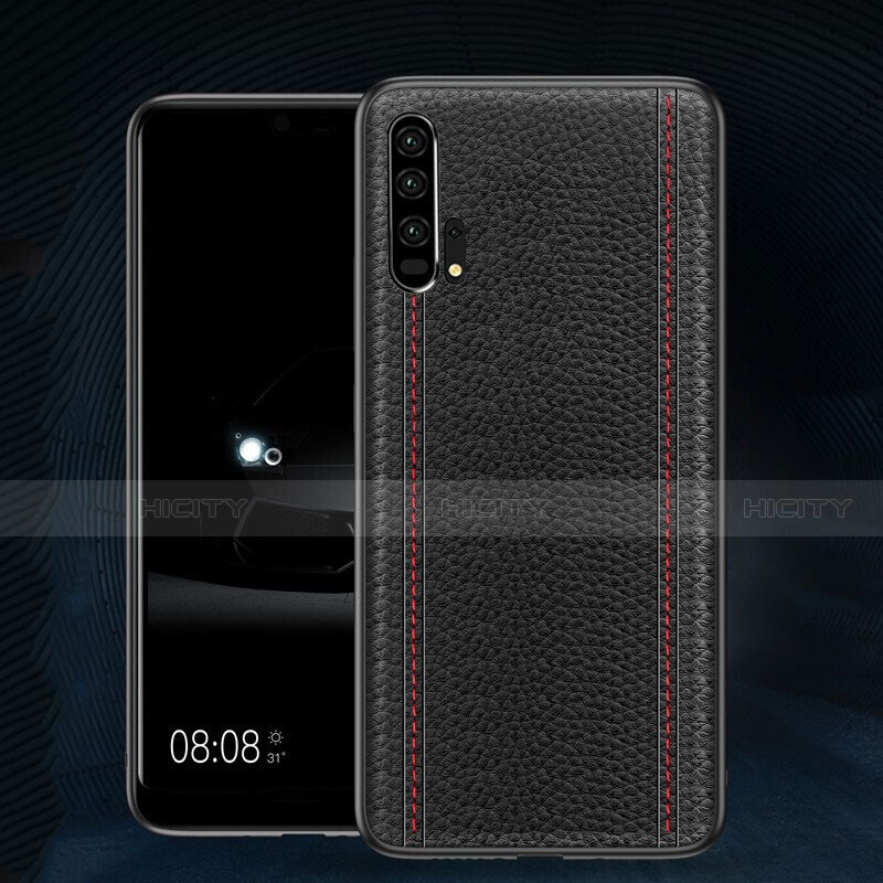 Funda Lujo Cuero Carcasa R02 para Huawei Honor 20 Pro