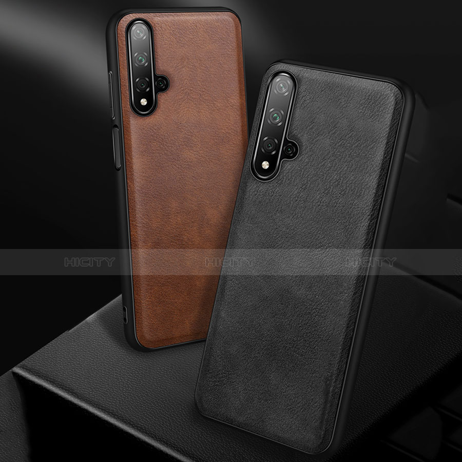 Funda Lujo Cuero Carcasa R02 para Huawei Nova 5T