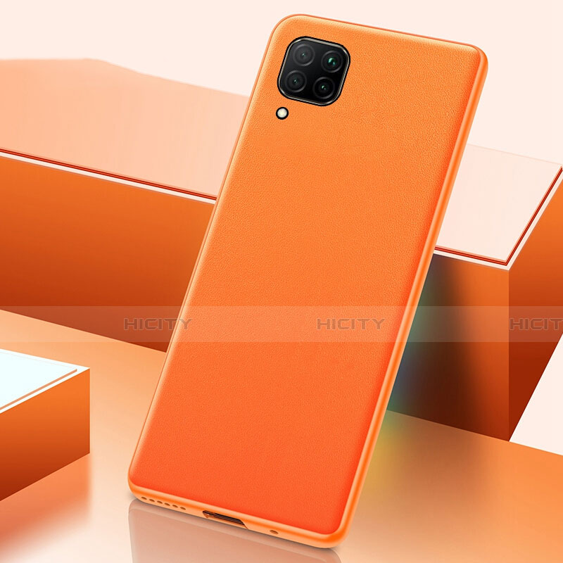 Funda Lujo Cuero Carcasa R02 para Huawei Nova 6 SE Naranja