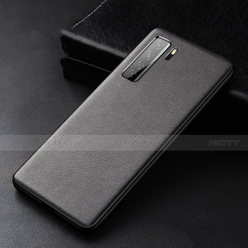 Funda Lujo Cuero Carcasa R02 para Huawei Nova 7 SE 5G