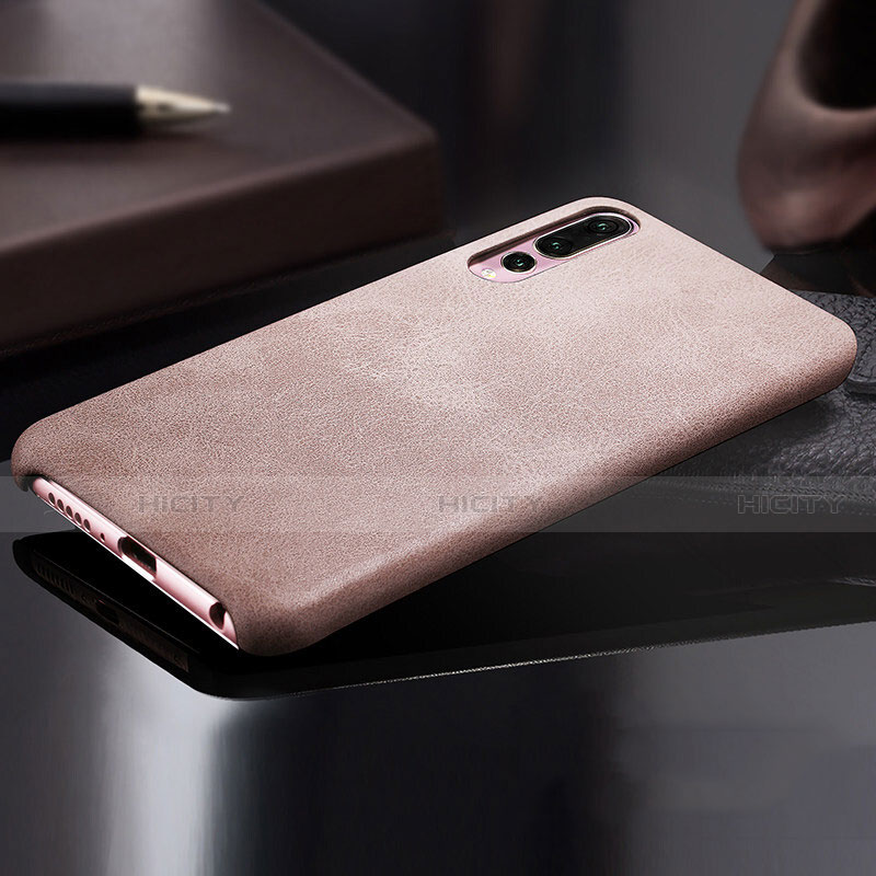 Funda Lujo Cuero Carcasa R02 para Huawei P20 Pro