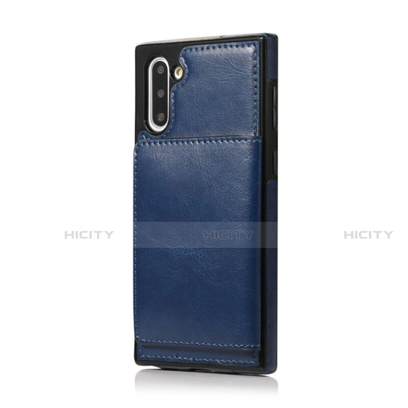 Funda Lujo Cuero Carcasa R02 para Samsung Galaxy Note 10