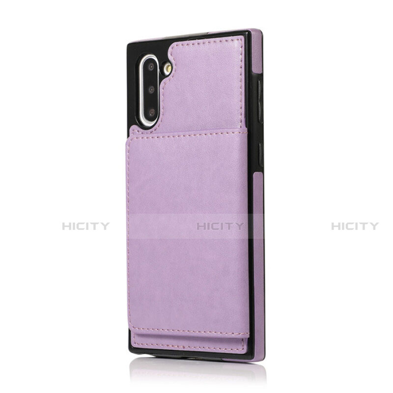 Funda Lujo Cuero Carcasa R02 para Samsung Galaxy Note 10