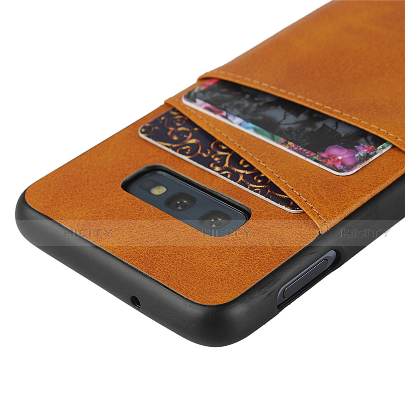 Funda Lujo Cuero Carcasa R02 para Samsung Galaxy S10e