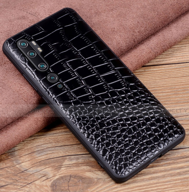 Funda Lujo Cuero Carcasa R02 para Xiaomi Mi Note 10 Pro