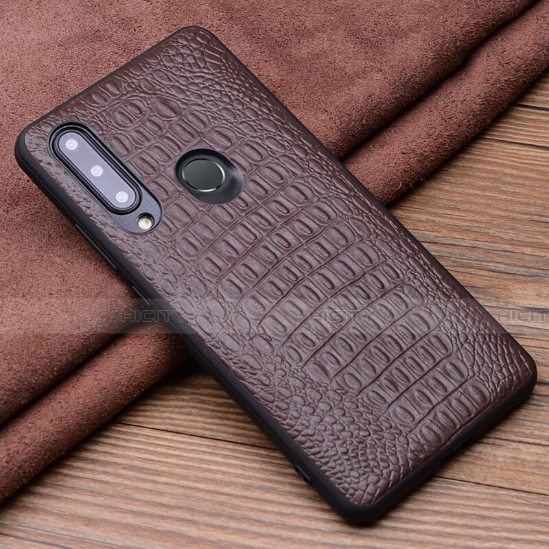 Funda Lujo Cuero Carcasa R03 para Huawei Honor 20E