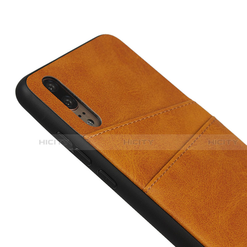 Funda Lujo Cuero Carcasa R03 para Huawei P20