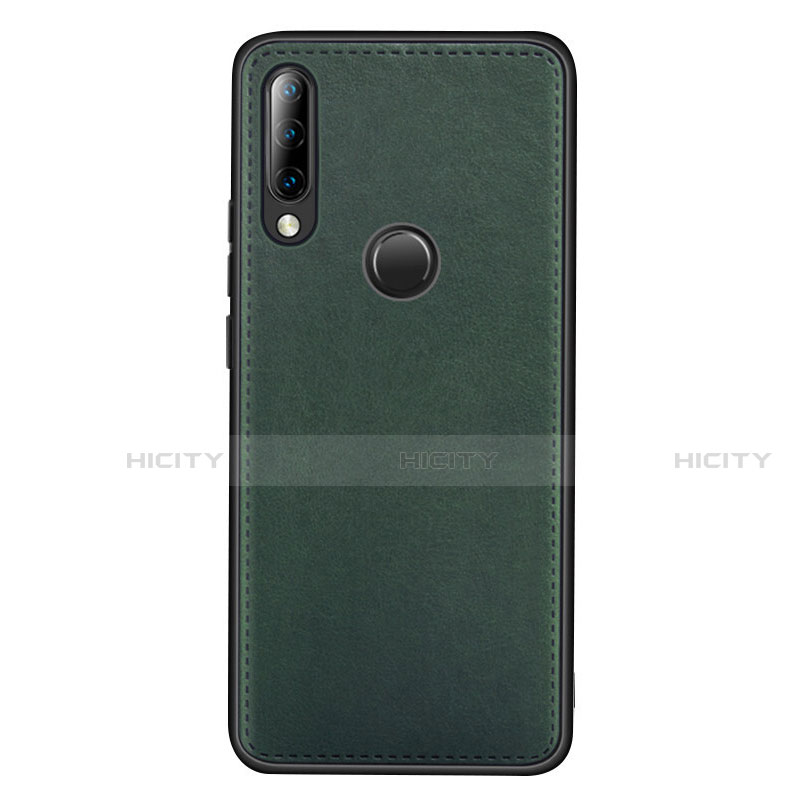 Funda Lujo Cuero Carcasa R03 para Huawei P30 Lite New Edition Verde