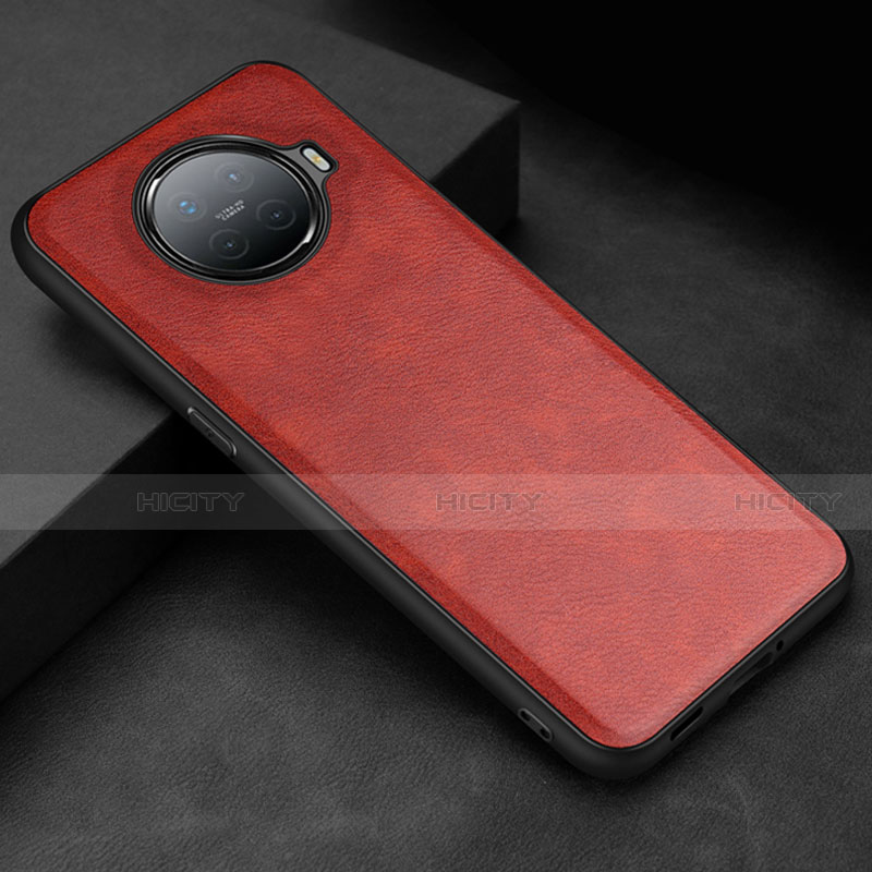 Funda Lujo Cuero Carcasa R03 para Oppo Ace2 Rojo