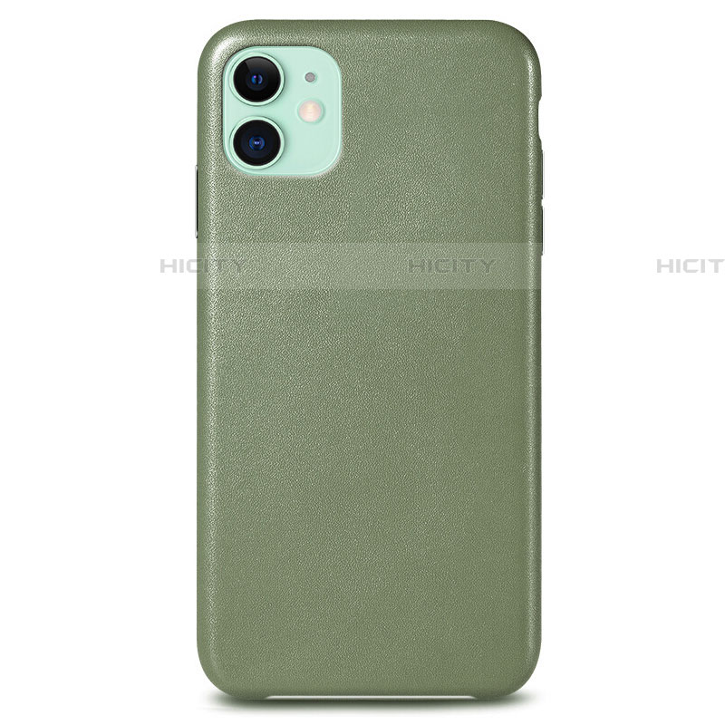 Funda Lujo Cuero Carcasa R04 para Apple iPhone 11