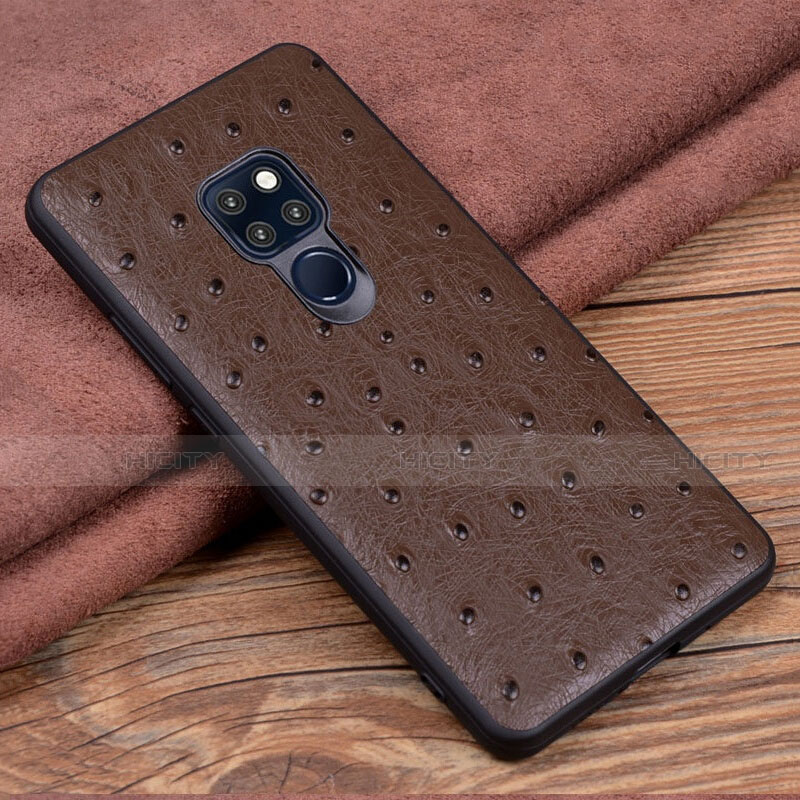 Funda Lujo Cuero Carcasa R04 para Huawei Mate 20 X 5G