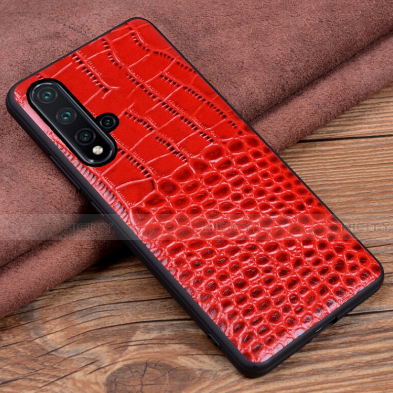 Funda Lujo Cuero Carcasa R04 para Huawei Nova 5 Pro