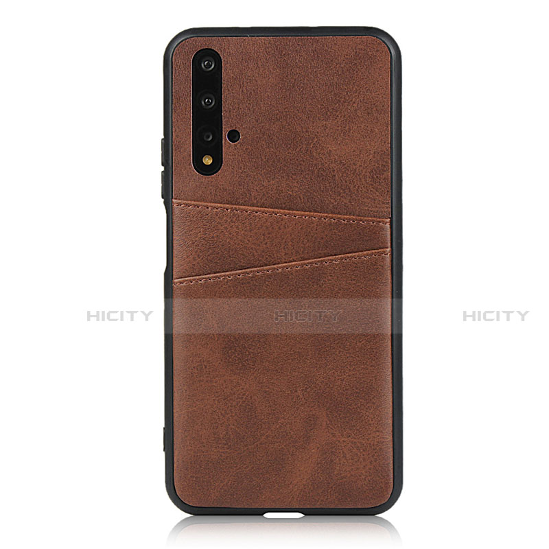 Funda Lujo Cuero Carcasa R04 para Huawei Nova 5T