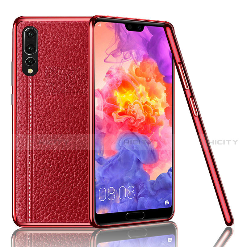 Funda Lujo Cuero Carcasa R04 para Huawei P20 Pro