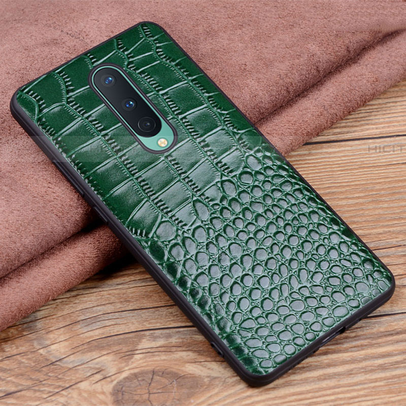 Funda Lujo Cuero Carcasa R04 para OnePlus 8