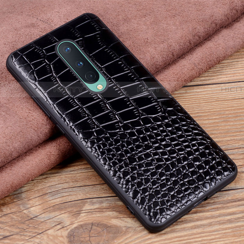 Funda Lujo Cuero Carcasa R04 para OnePlus 8