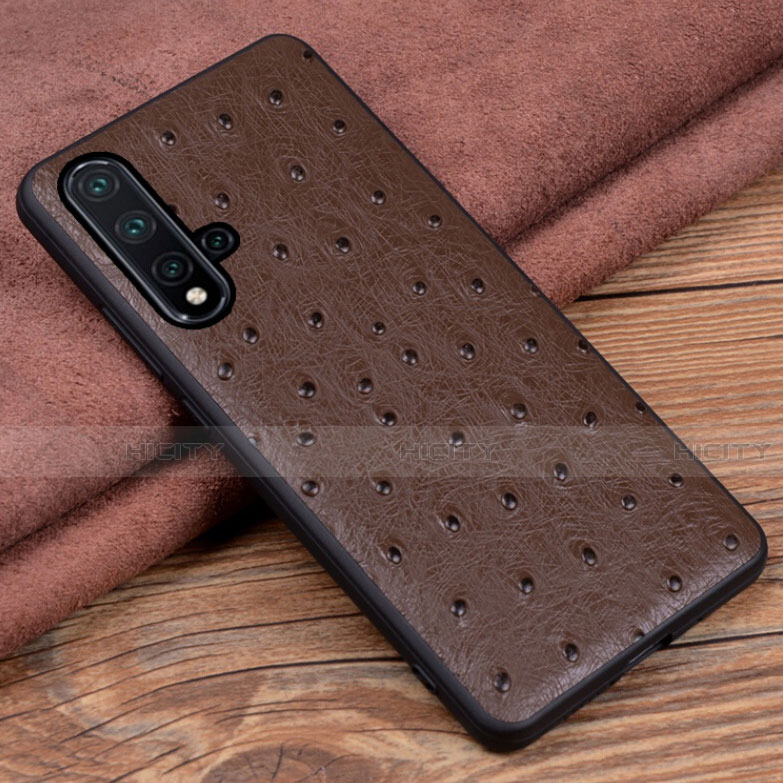 Funda Lujo Cuero Carcasa R05 para Huawei Nova 5