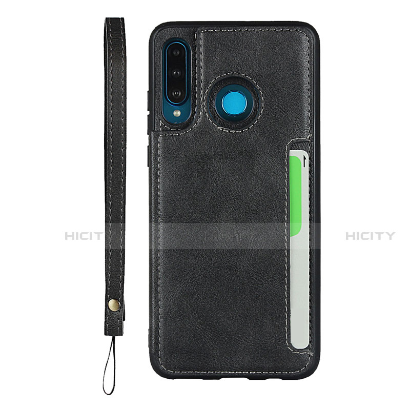 Funda Lujo Cuero Carcasa R05 para Huawei P30 Lite XL