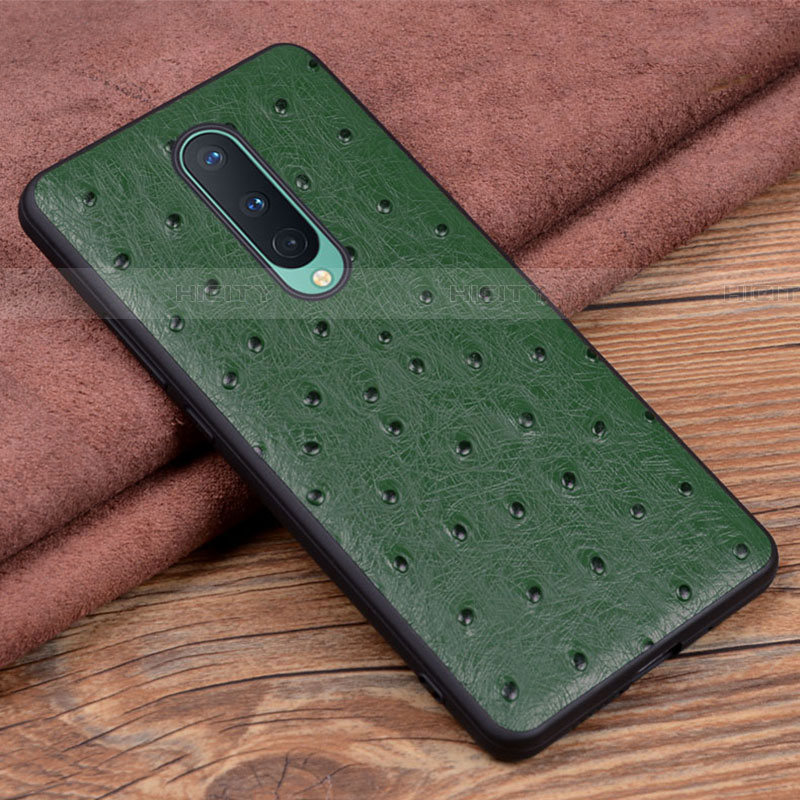 Funda Lujo Cuero Carcasa R05 para OnePlus 8