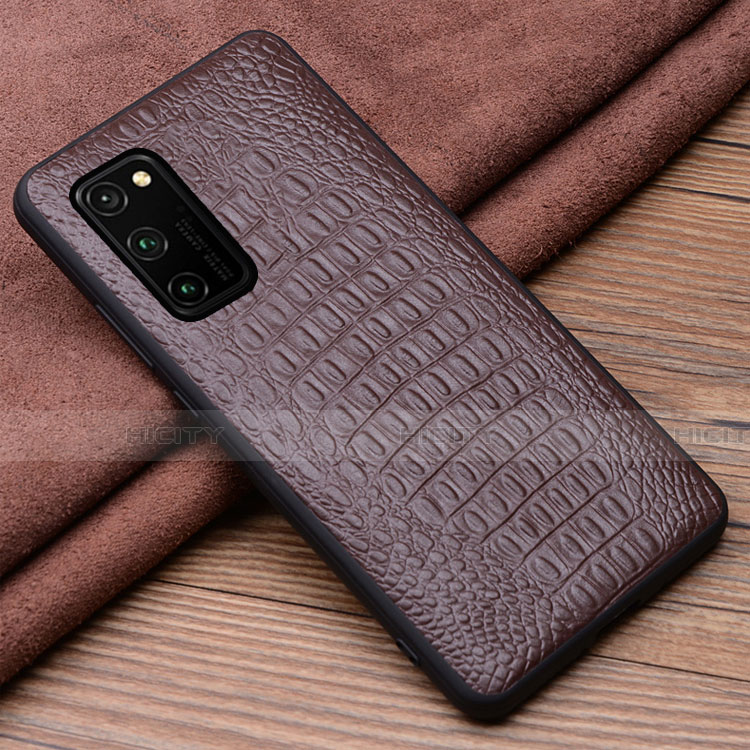 Funda Lujo Cuero Carcasa R06 para Huawei Honor V30 5G