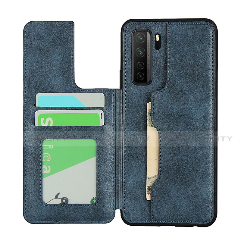 Funda Lujo Cuero Carcasa R06 para Huawei Nova 7 SE 5G