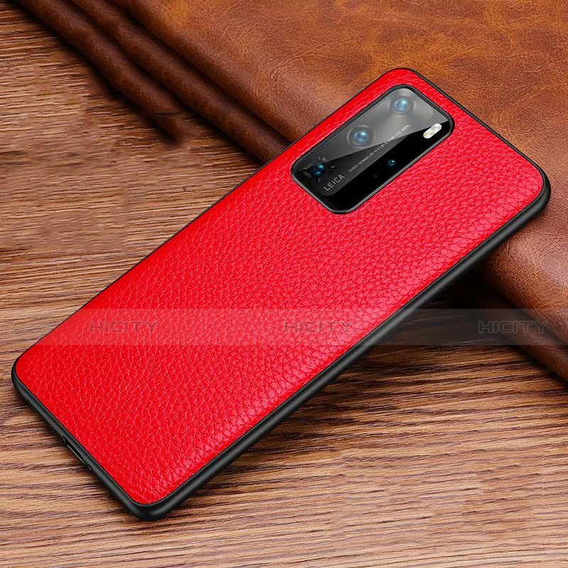 Funda Lujo Cuero Carcasa R06 para Huawei P40 Pro