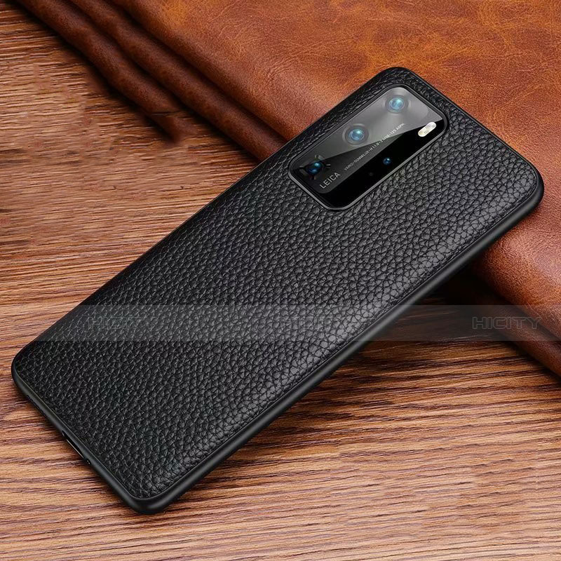 Funda Lujo Cuero Carcasa R06 para Huawei P40 Pro