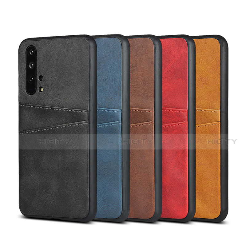 Funda Lujo Cuero Carcasa R07 para Huawei Honor 20 Pro