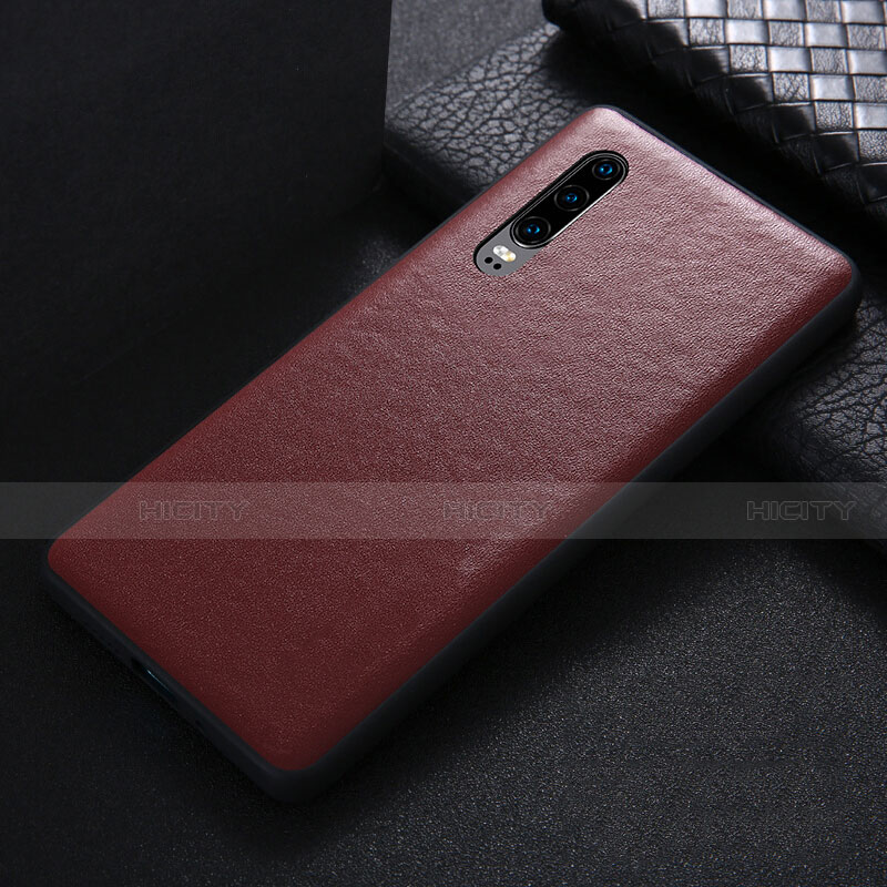 Funda Lujo Cuero Carcasa R07 para Huawei P30