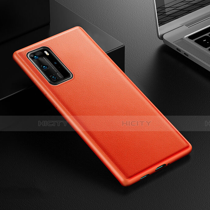 Funda Lujo Cuero Carcasa R07 para Huawei P40 Pro