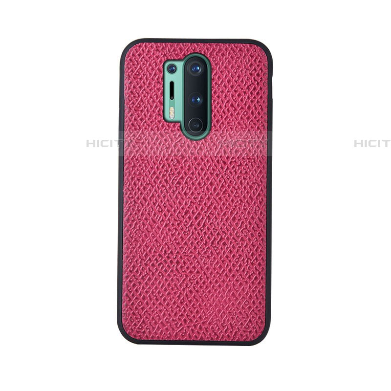 Funda Lujo Cuero Carcasa R07 para OnePlus 8 Pro