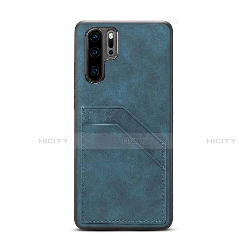 Funda Lujo Cuero Carcasa R08 para Huawei P30 Pro