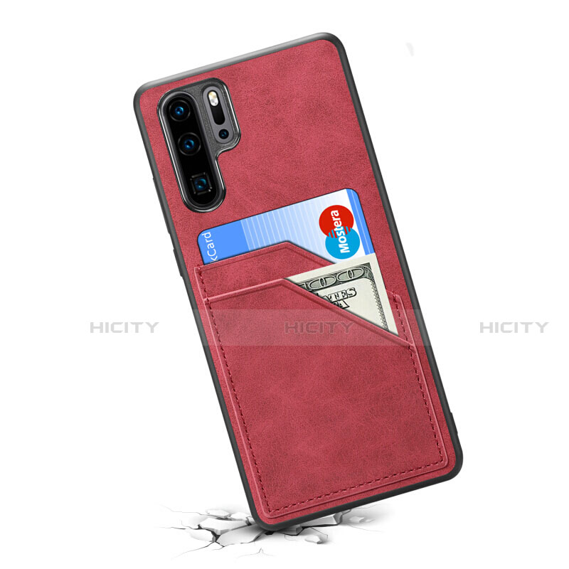 Funda Lujo Cuero Carcasa R08 para Huawei P30 Pro