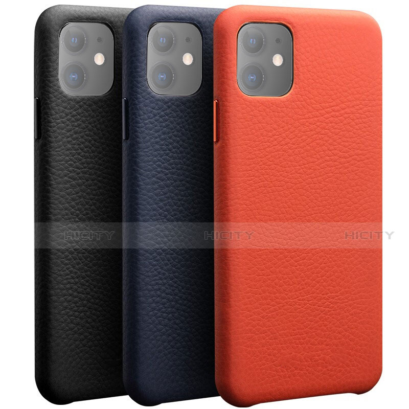 Funda Lujo Cuero Carcasa S01 para Apple iPhone 11