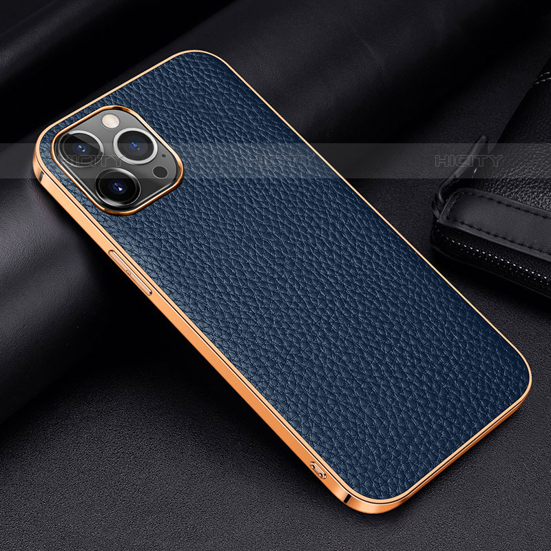 Funda Lujo Cuero Carcasa S01 para Apple iPhone 16 Pro