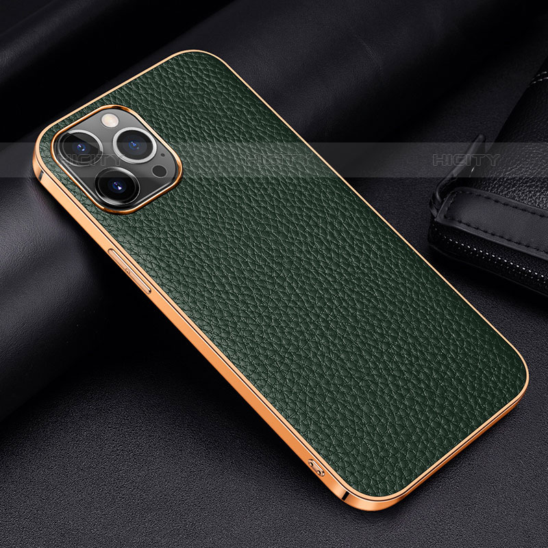 Funda Lujo Cuero Carcasa S01 para Apple iPhone 16 Pro Max